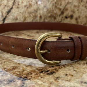 Women's Coach Leather Belt (M)